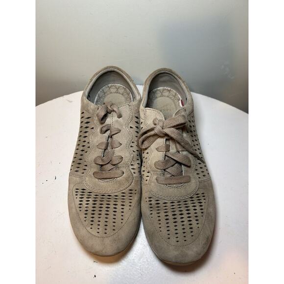 Dansko Charlie Perforated Suede Leather Women's Shoes Size EU 40 US 9.5 Tan - Picture 2 of 7